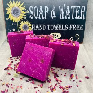 Good Vibes Rose Scrub Soap | Cold Processed | Exfoliator |