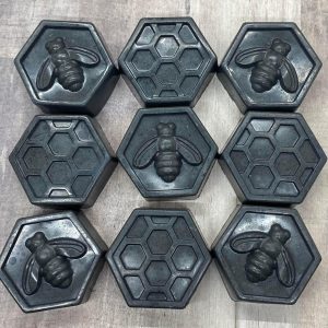 Activated Charcoal, Bentonite Clay and Tea Tree, Facial Soap, Detox, Bee Themed Soap