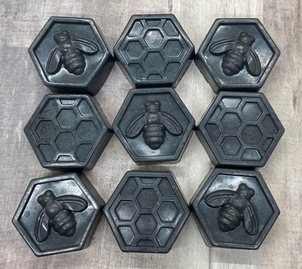 Activated Charcoal, Bentonite Clay and Tea Tree, Facial Soap, Detox, Bee Themed Soap