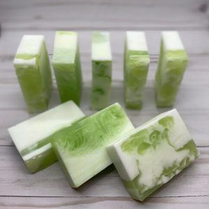 Sage & Lemongrass Swirl Soap | Silk Soap
