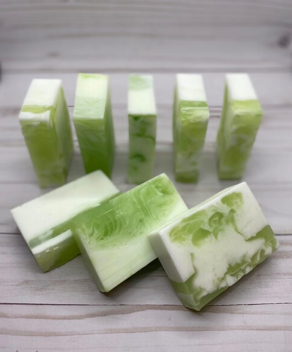 Sage & Lemongrass Swirl Soap | Silk Soap