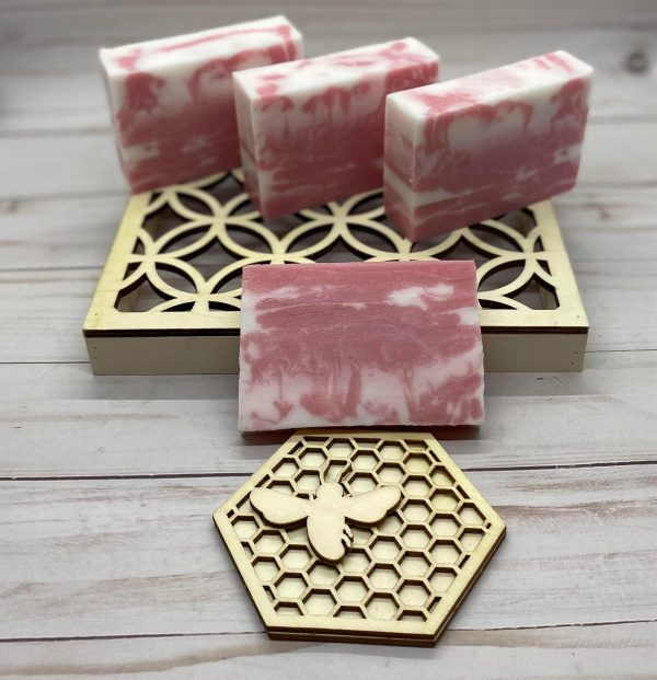 Pink Lemonade Swirl Soap | Silk Soap Bars | Natural Soap