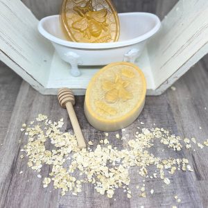 Queen Bee Honey and Oats Soap Duo