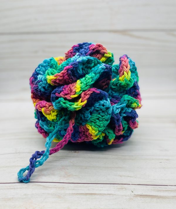 Eco Friendly 100% Cotton Bath & Shower Loofah | Wash Towel | Reusable | Washable